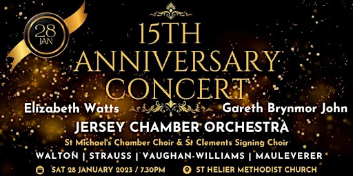 Jersey Chamber Orchestra | 15th Anniversary Gala Concert