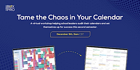 Tame the Chaos in Your Calendar