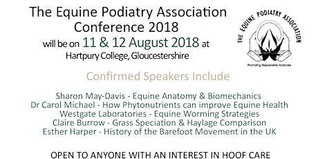 The Equine Podiatry Association Conference 2018 primary image