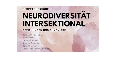 Hauptbild für Neurodiversität intersektional: Beziehungen und Bündnisse