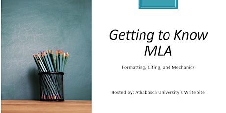 Getting to know MLA