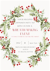 2nd DATE ADDED - Holiday Wreath Making at Sass at Home w/ Beyond the Forest