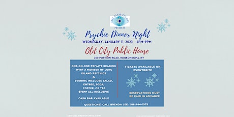 Psychic Dinner Night At Old City Public House
