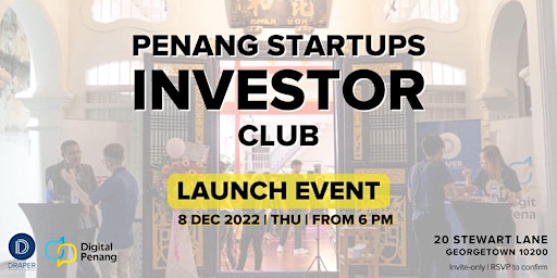 Penang Startups Investor Club Launch Event