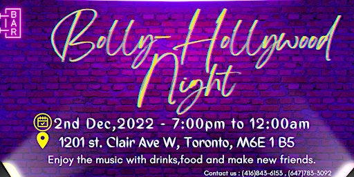 Bolly-Holly Music Night