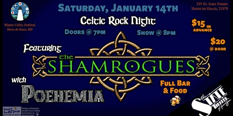Celtic Rock Night featuring The ShamRogues and Poehemia
