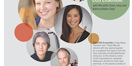 EOS Ensemble with Meredith Clark, Harp and Katrina Walter, flute