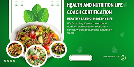 Health and Nutrition Life Coach Certification (Accredited)