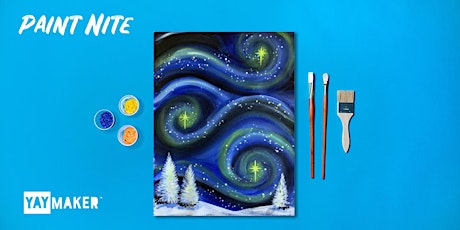 Virtual:  Virtual Paint Nite: Winter Starry Night