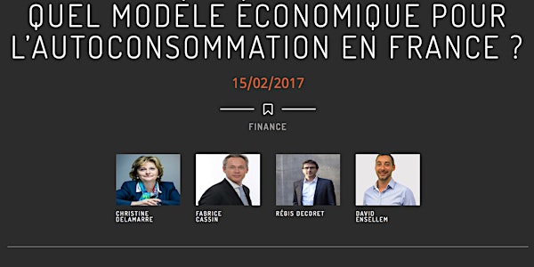 Quel modèle économique pour l’autoconsommation en France ?