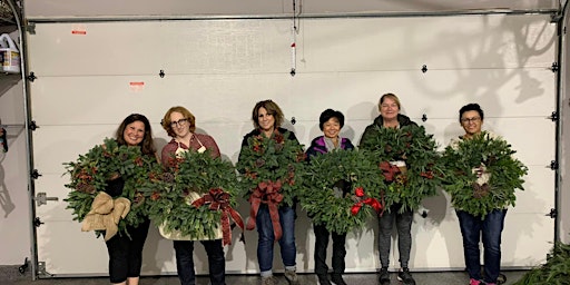 Holiday Winter Wreath Class at Chateau Bianca Winery in Dallas, Oregon