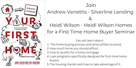 Your First Home - Home Buyer Seminar