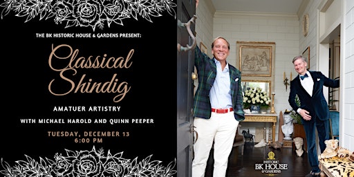 Classical Shindig: Amateur Artistry with Michael Harold and Quinn Peeper