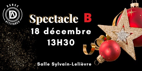 SPECTACLE DE NOËL B - 18 décembre 13h30