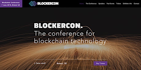 BLOCKERCON 2018 ~ Blockchain technology conference, Bristol UK primary image