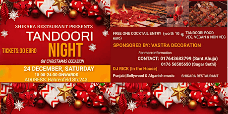 Tandoori Night (On Christmas Occasion)