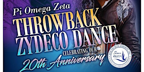 Pi Omega Zeta 20th Anniversary Throwback Zydeco Dance  primary image