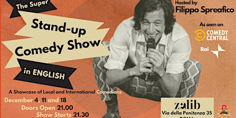 The Super Stand-up Show  in ENGLISH / ROME / @Zalib