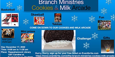 The Branch Ministries   Cookies & Milk Arcade
