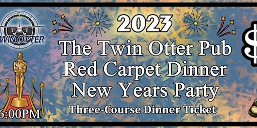 New Years Red Carpet Three Course Dinner Party