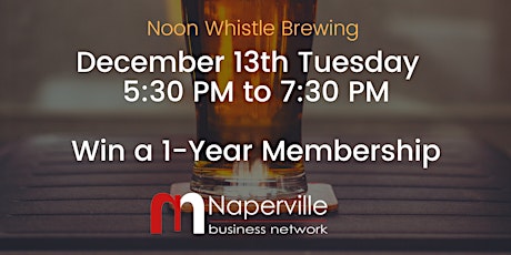 December 13: Happy Hour Networking Event @ Noon Whistle Brewing