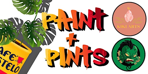 Paint and Pints: Cafe Plant Painting