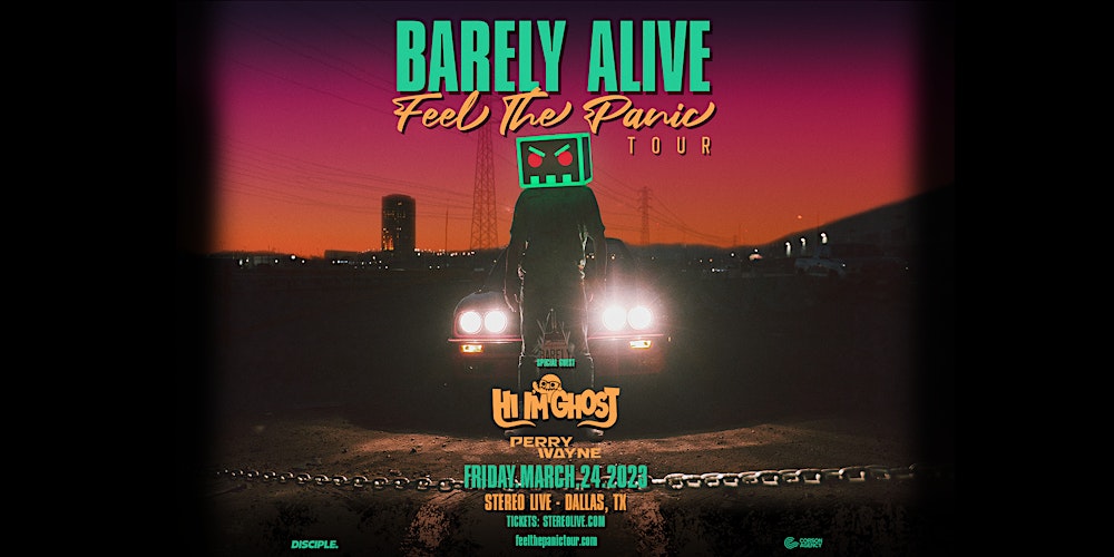 BARELY ALIVE + HI IM GHOST Feel the Panic Tour - Stereo Live Dallas