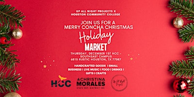 Merry Concha Christmas Holiday Market - HCC - Eastside Campus