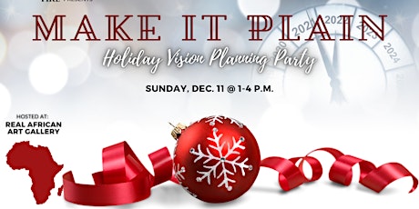 Holiday Party: Make It Plain Vision Planning