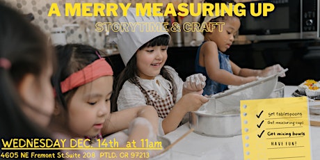 A Merry Measuring up: STorytime & Craft