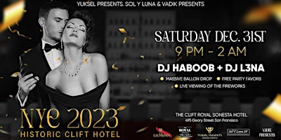 NEW YEARS EVE 2023 at THE CLIFT HOTEL