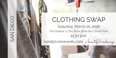 San Diego Clothing Swap - Trendy Trade March primary image