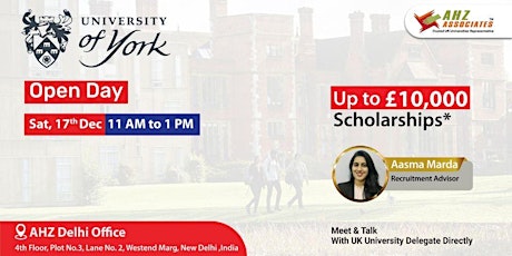University of York Open Day | AHZ Associates Delhi