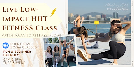 Reboot & Release with Easy HIIT Cardio Fitness Class for Ladies