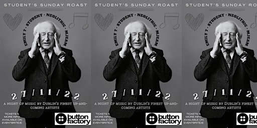 Student’s Sunday Roast @ The Button Factory