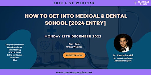 Ultimate Guide To Getting Into Medicine & Dentistry - 2024 [Year 11/12]