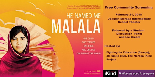 Community Screening - He Named Me Malala