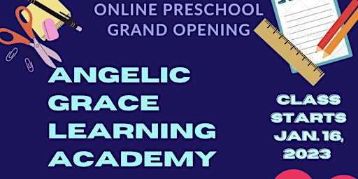 Angelic Grace Learning Academy *ONLINE Preschool* Ages 3-5