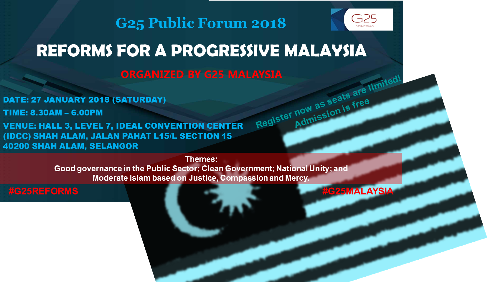 G25 Public Forum 2018 Reforms For A Progressive Malaysia 27 Jan 2018