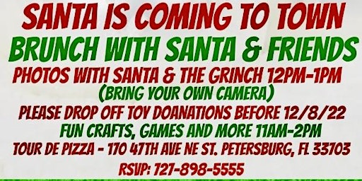 BRUNCH WITH SANTA TOY DRIVE