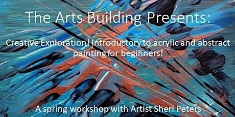 Lets create! Introductory to acrylic abstract painting for beginners!