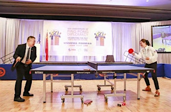 To play table tennis for strength