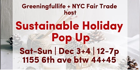 Sustainable Holiday Pop Up