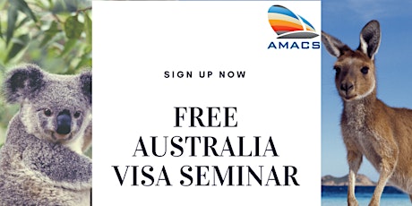2018 AMACS Australian Visa Seminar primary image