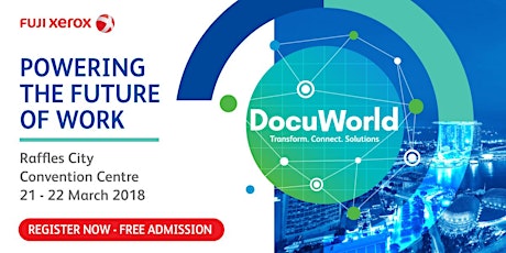 Fuji Xerox DocuWorld Conference - Powering The Future of Work primary image
