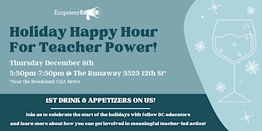 Holiday Happy Hour for Teacher Power