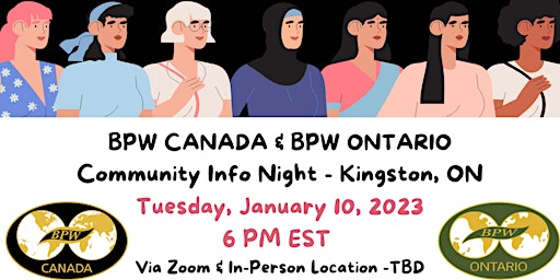 BPW Canada  & BPW Ontario Kingston Community Info Night
