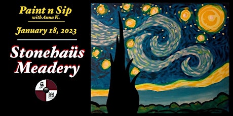 Starry Night Paint n Sip @ Stonehaüs Meadery