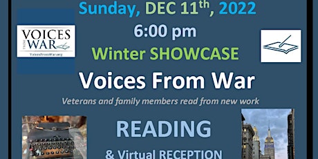 Voices From War WINTER SHOWCASE 2022 - Public Reading of New Work