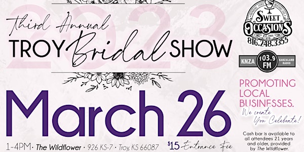 2023 Troy Bridal Show at The Wildflower